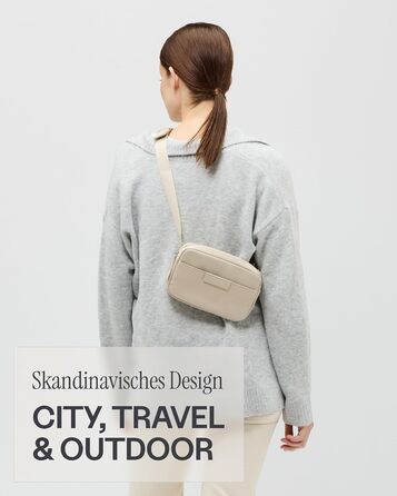 Kapten & Son Bauchtasche Bergen: сумка на пояс, кросбоді для жінок та чоловіків, 0.8 л, м'ятний колір, ідеальна для подорожей та міста