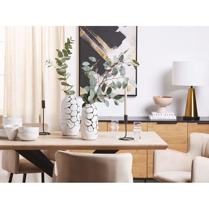 Керамічна ваза Beliani, 15 x 34 см