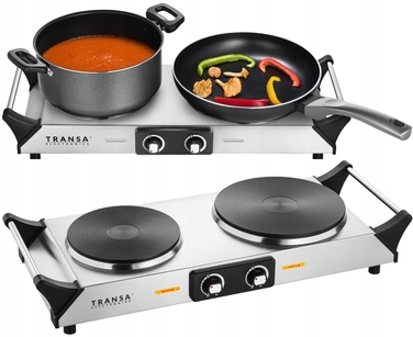 Портативна плитка Transa Electronics DoubleStove (чавунна)