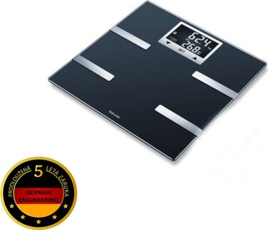Ваги для ванної Beurer BF 720, чорні
