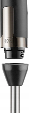 Ручний блендер Black+Decker BXHBA1500E, 1500 Вт, чорний