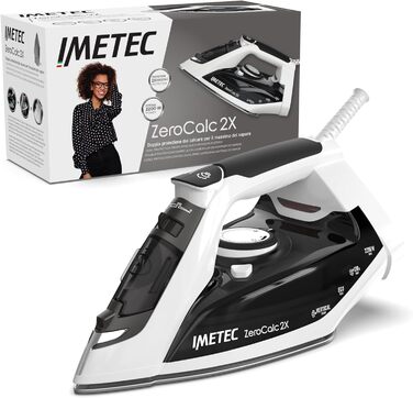 Праска з парою Imetec ZeroCalc Z1 2800 з технологією AntiCalc, керамічна підошва, 2200 Вт, 130 г/хв, функція очищення від накипу