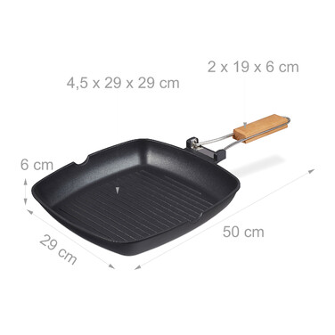 Relaxdays Induction Grill Pan