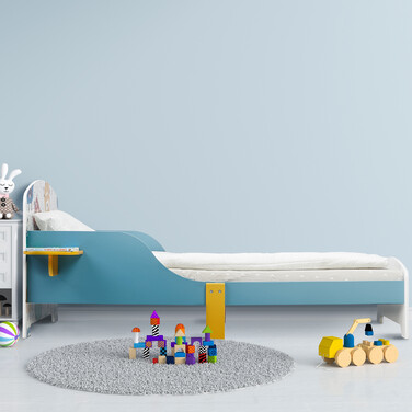 Relaxdays Kids' Bed - Little Monsters with Storage