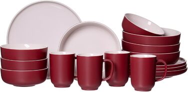 Сервіз комбінований Ritzenhoff & Breker Jasper, 16 частин, колір Ягода