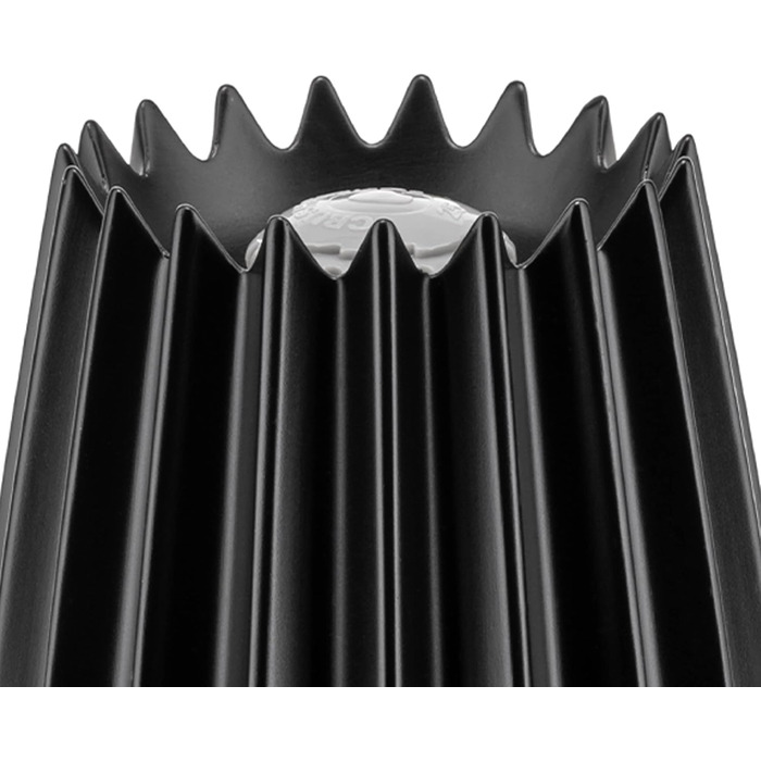 Млин для солі, перцю та спецій Alessi WAL03 B, литий алюміній, чорний, 7,5x7,5x14,2 см