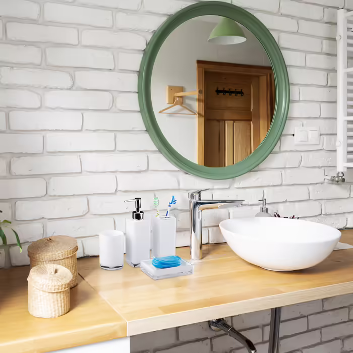 Набір аксесуарів для ванної кімнати Relaxdays 4 предмети