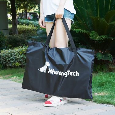 Клітка-манеж для собак та котів XianghuangTechnology, м'який матеріал, портативна, складана, для дому та вулиці, 80 x 58 см (Д x В), фіолетовий