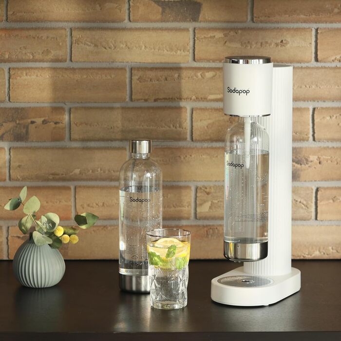 Водопровідна система Sodapop Cooper: стильна та компактна модель (44.9 см, білий, з PET-пляшкою)
