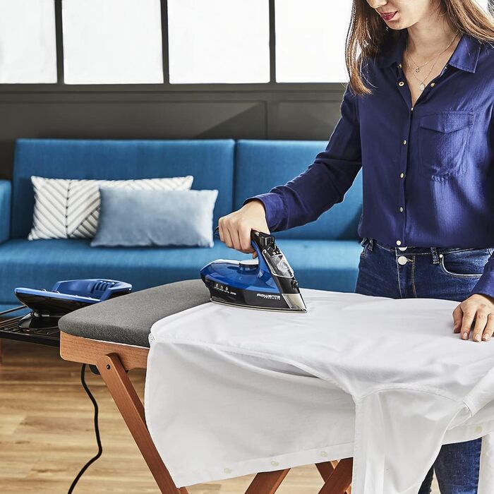 Rowenta Freemove: бездротове прасування, 2400W, 27 г/хв, DE5010 (блакитно-чорний)