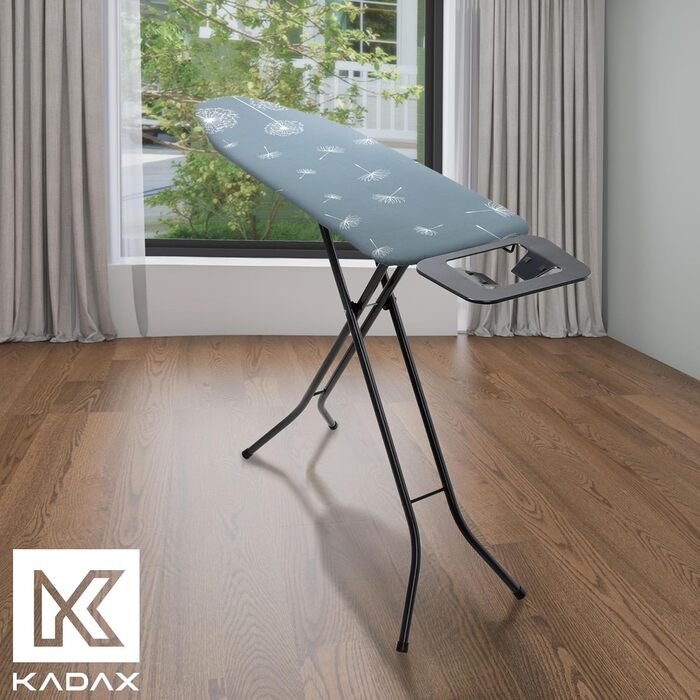 КADAX Накривка для гладильної дошки з шнурком, практична накривка, заміна для праски з парою, регульована (Pusteblumen M)