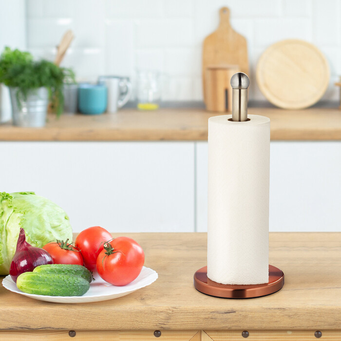 Relaxdays Standing Kitchen Roll Holder