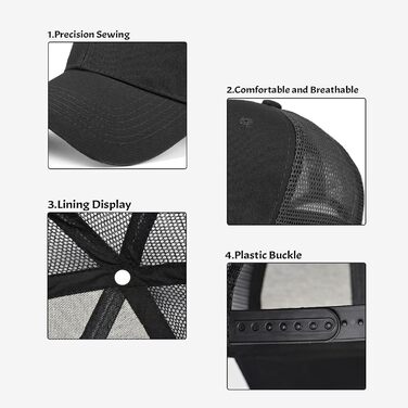 Персоналізована бейсболка з вишивкою, логотипом та друком фото, зображення. Регульована кепка в подарунок на Різдво для мами, тата, чоловіка, жінки, друга (бейсболка з сіткою)