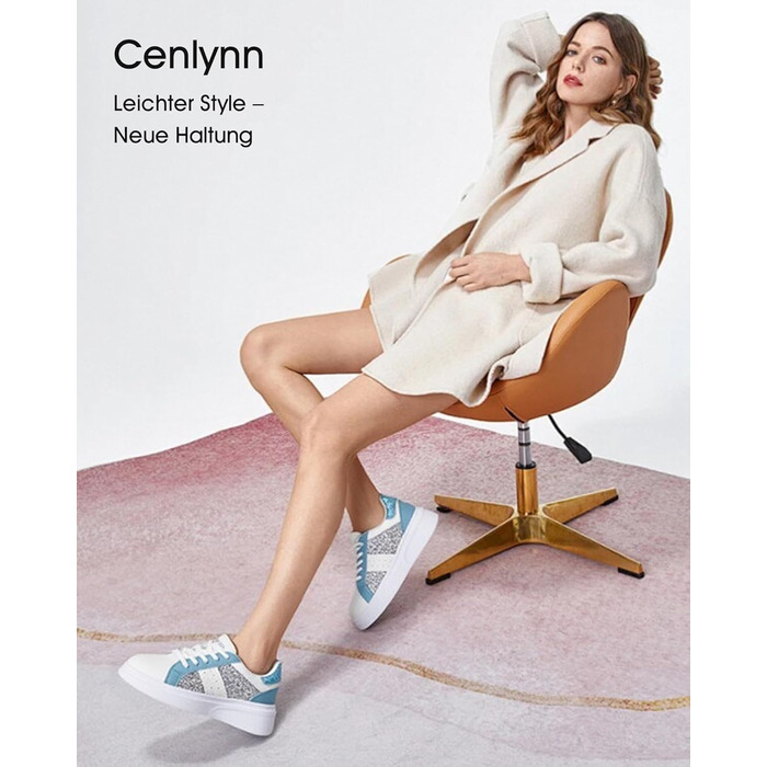 Жіночі кросівки Cenlynn: легкі, зручні, для повсякденного носіння, зелені (блакитні), розмір 38 EU