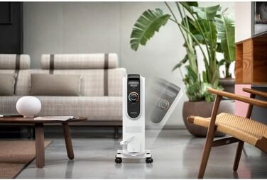 Масляний радіатор De'Longhi Dragon 4 TRD4 0615, 1500 Вт, 230 В, 50 Гц