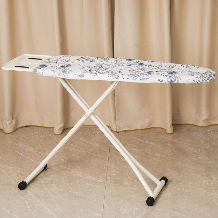 Чохол для прасувальної дошки Umiin, 115 x 35 см, бавовняний верх, 6 мм повстяна підкладка, принт 'Квіти та птахи'
