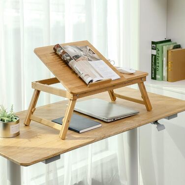 Стіл для ноутбука SONGMICS, регульована висота, 55 x 35 x 29 см, LLD002