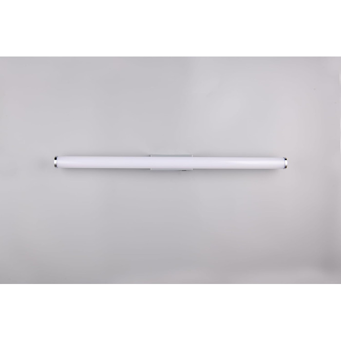 Trio Leuchten LED Bathroom Wall Light Mattimo 283274106, Metal Chrome, White Plastic, 4.3 Watt LED (Width 80cm)