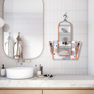 Чоловічий та жіночий дорожній туалетний аксесуар FOREGOER з можливістю підвішування, з візерунком