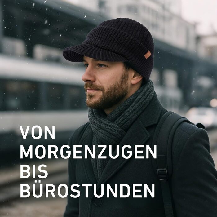 Шапка в'язана з мериносової вовни PolarWool™ TOP-EX, чоловіча/жіноча, з підкладкою з флісу, для зими, біг, катання на лижах, M-XXL, чорна