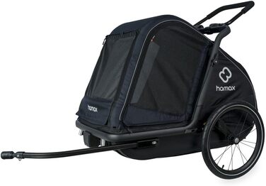 Hamax Pluto - чорний велопричіп для собак