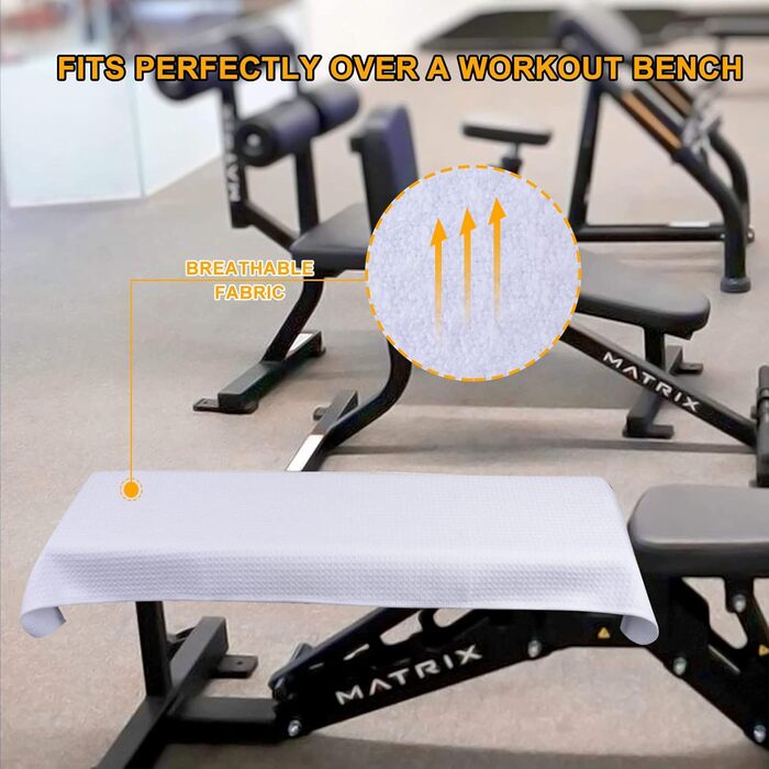 Рушник мікрофібри Sunland: спортивний, для подорожей, 40x80 см, ультрам'який, швидковисихаючий (білий)