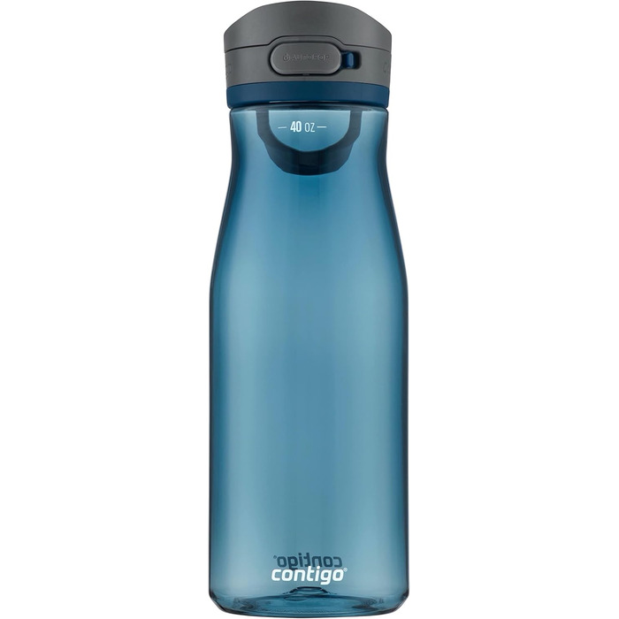 Contigo Jackson 2.0 Tritan Water Bottle with Autopop Lid, 1.2 L, Blueberry