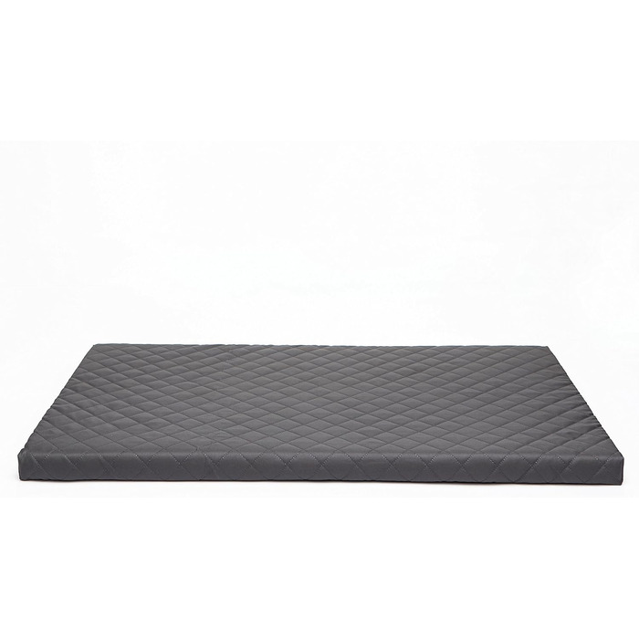 Крісло-ліжко для собак XL, 93x62 см, чорний Eco-шкіра, з матрацом