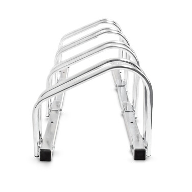 Relaxdays Bicycle Stand for 4 Bikes, Steel, 1m
