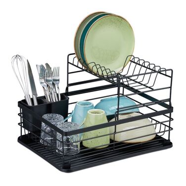 Relaxdays Dish Drainer, Metal