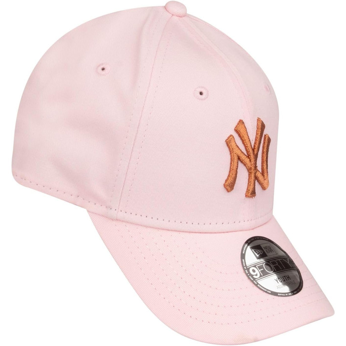 Кепка New Era Kinder 9Forty Adjustable New York Yankees (6-12 років, Рожевий/Металік)