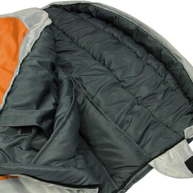 Fridani Kids Sleeping Bag PO 180x90cm XXL Comforter Sleeping Bag -12°C Orange Warm Water-Repellent Washable