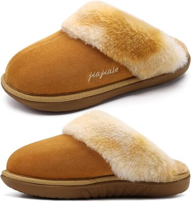 Жіночі домашні тапочки Jiajiale: зручні, пухнасті сліпони для дому та вулиці (39 EU, хакі)