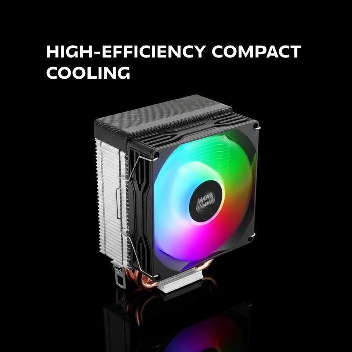 Система водяного охолодження Mars Gaming ML-LCD360 з LCD-дисплеєм, 600W, 3x 120mm ARGB вентилятори, оптимізований насос 3-го покоління, чорний (MCPUX2)