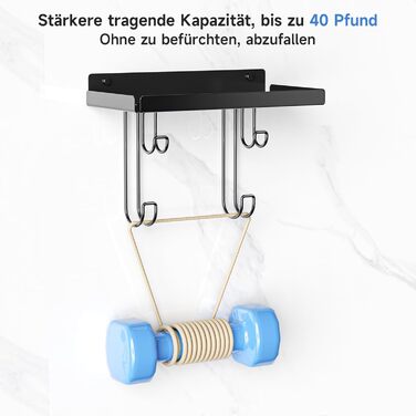 Настінна тримач для прасувальної дошки, праски та аксесуарів, чорний, металева стійка з великою полицею для прасування, Y/T-подібна форма