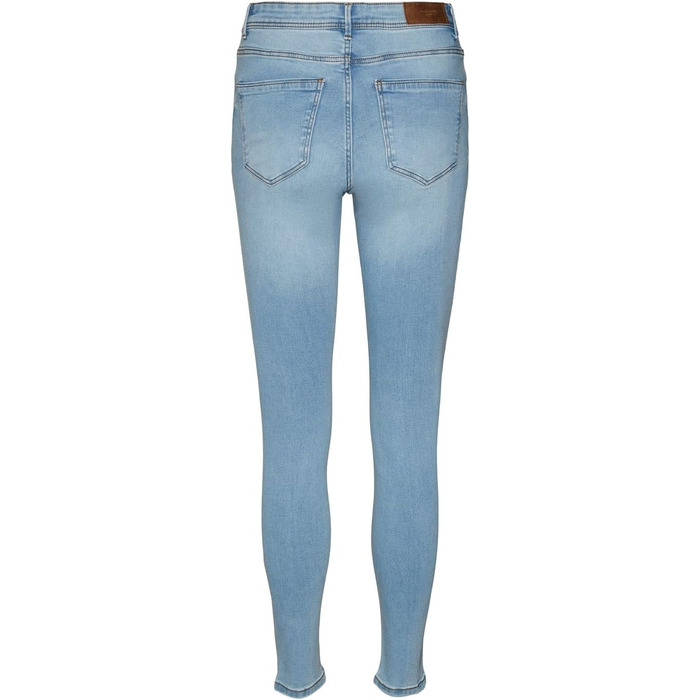 Джинси скінні VERO MODA Tanya Mid Rise світло-блакитні (34L, M) - оригінальні, висока посадка