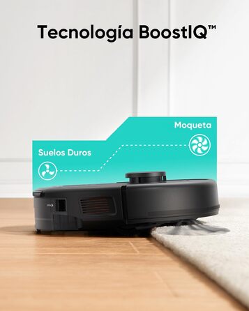 Робот-пилосос eufy L60 Hybrid SES з функцією миття, потужність 5000Pa, лазерна навігація iPath, для ретельного прибирання, ідеальний для волосся та твердих підлог (відновлений)