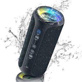 Ortizan X8Pro 40W Bluetooth колонка з мікрофоном, RGB підсвічуванням, водонепроникна IPX7, 30 годин програвання - Navy