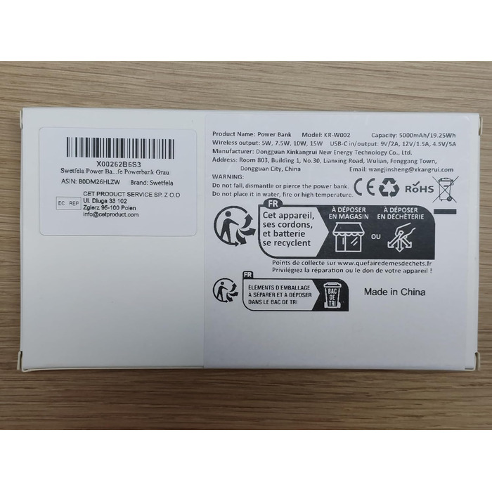 Power Bank Magsafe 5000mAh 22.5W з USB-C, бездротова зарядка, для iPhone 16/15/14/13/12, сірий