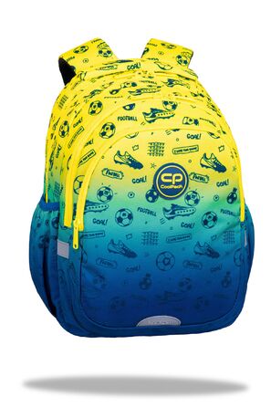 Великий багатокамерний шкільний рюкзак CoolPack 21 л зі світловідбивачами