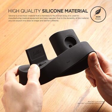 Зарядна станція Elago 3-в-1 для Apple Watch, AirPods та iPhone (білий/чорний) [Оригінальний кабель потрібен]