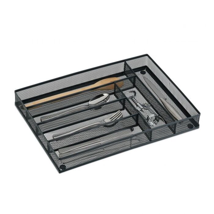 Relaxdays Cutlery Box for Drawers made of Metal