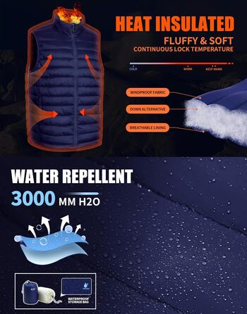 Чоловіча тепла куртка Pioneer Camp Leichte Pufferwete - комфорт та захист для роботи та відпочинку (L, Синій)