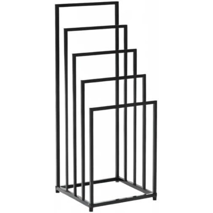 Сумка-організатор для рушників JURMERRY - підставка для рушників на 5 ярусів, чорна, аксесуари для ванної кімнати