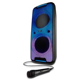 MEDION PE-1 Pure Partybox: портативна Bluetooth колонка з мікрофоном, світлові ефекти, караоке, AUX, USB, радіо (2 x 450 Вт)