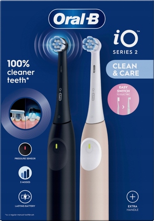Набір електричних зубних щіток Oral-B iO Series 2 Duo Black & Pink IO2