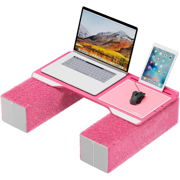 Підставка для ноутбука Couchmaster CYWORX - ергономічний стіл для дивану, софи та ліжка (рожевий)