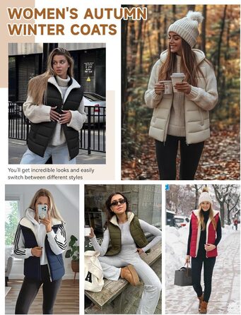 Жіноча флісова жилетка CMTOP з капюшоном. Тепла, легка, безрукавна куртка на блискавці. Ідеальна для осені та зими. З кишенями, чорного кольору, розмір M