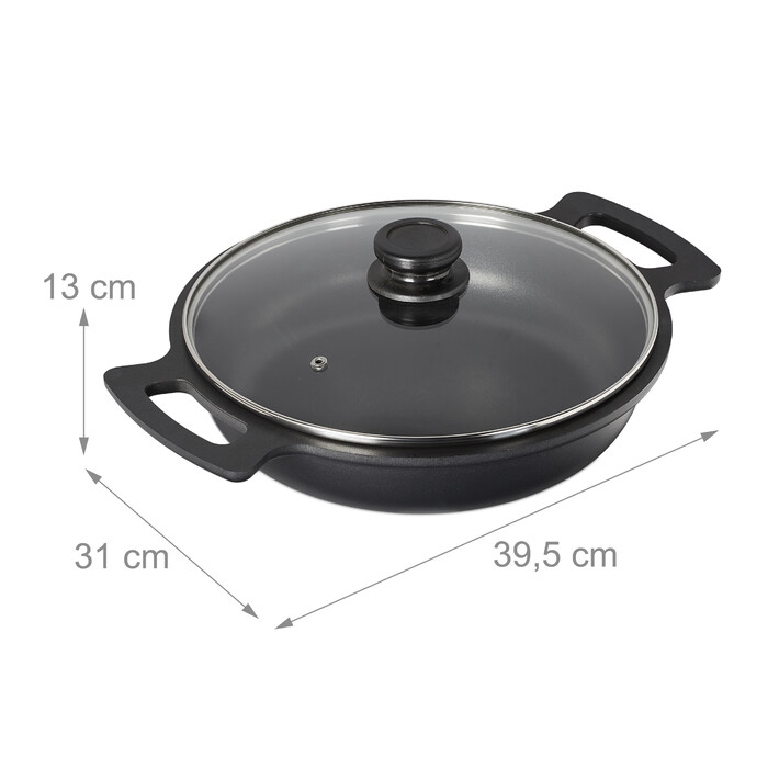 Relaxdays Serving Pan with Lid