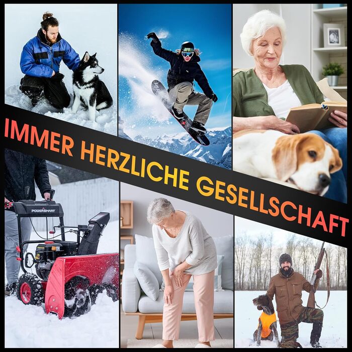 Електричний грілка для рук з акумулятором 10000mAh, 2 шт. в комплекті, 3 режими нагріву, USB, для кемпінгу та активного відпочинку